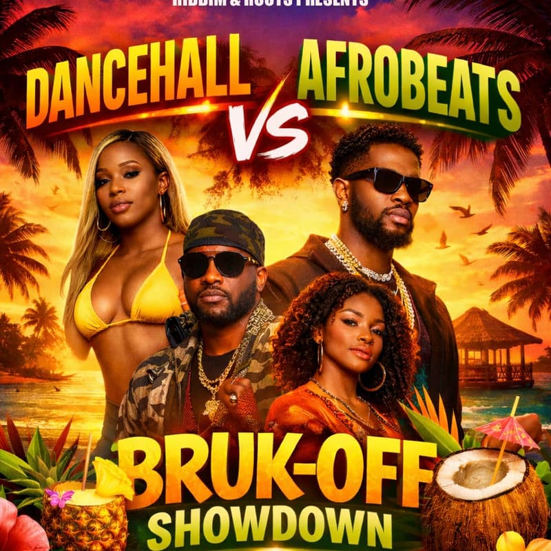 Cover Image for DANCEHALL vs AFROBEATS … A Bruk-Off Showdown