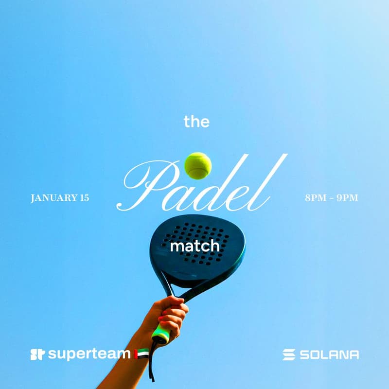 Cover Image for ​Solana Padel Match 2026