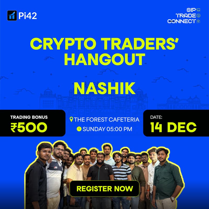Cover Image for Pi42 Crypto Tradersβ Hangout - Nashik