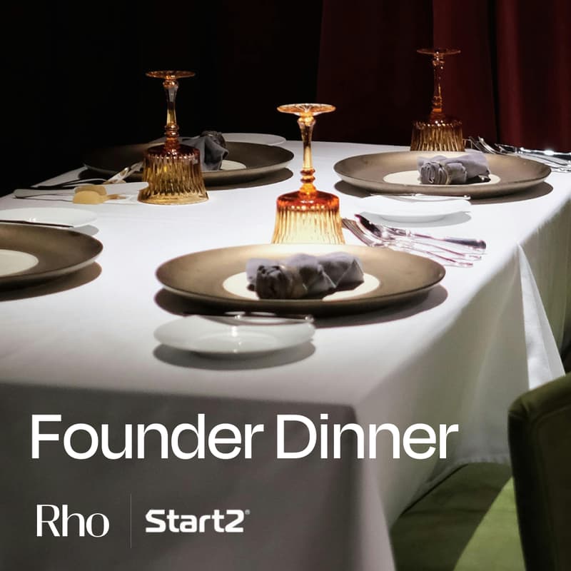 Cover Image for Founder Dinner [Hosted by Rho x Start2 Group]