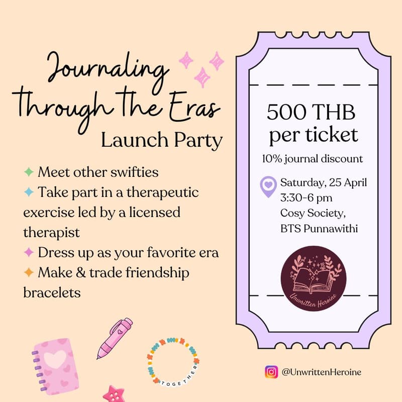 Cover Image for Journaling Through the Eras Launch Party