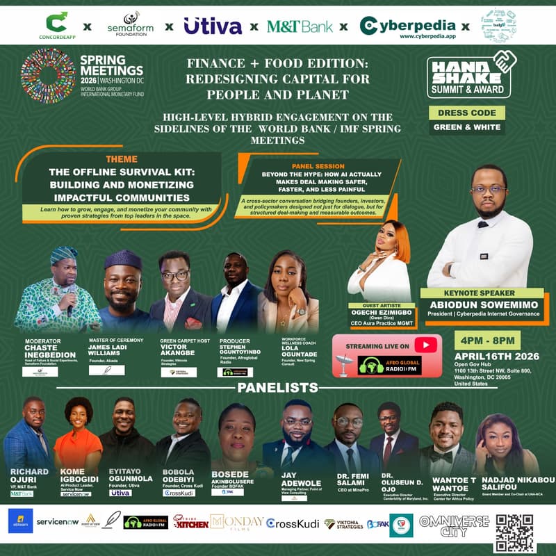 Cover Image for HANDSHAKE SUMMIT FINANCE + FOOD EDITION