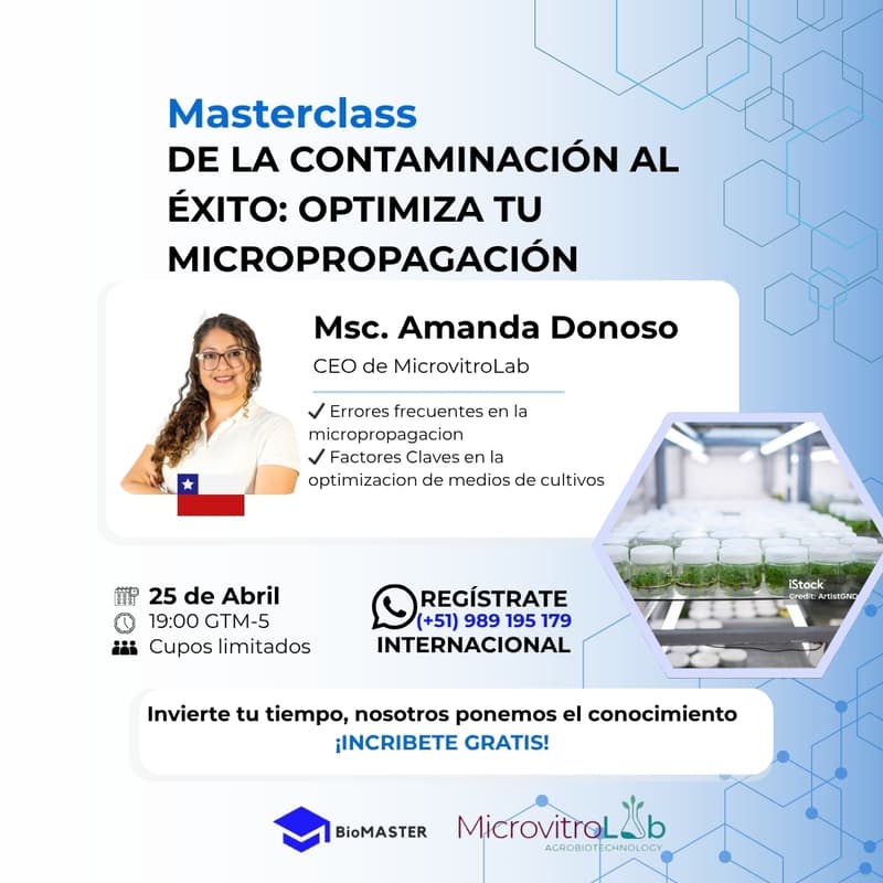 Cover Image for De la contaminación al éxito: Optimiza tu micropropagación