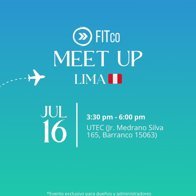 Foto de portada de FITCO MEET UP 5ta Edicion: LIMA