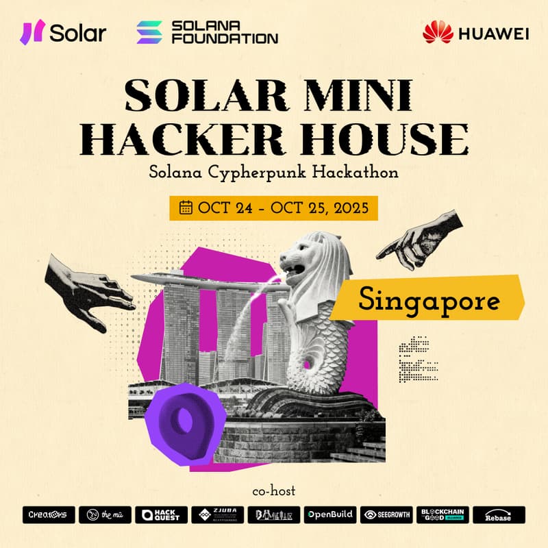 Cover Image for Solar mini Hacker House x SeeGrowth · Singapore