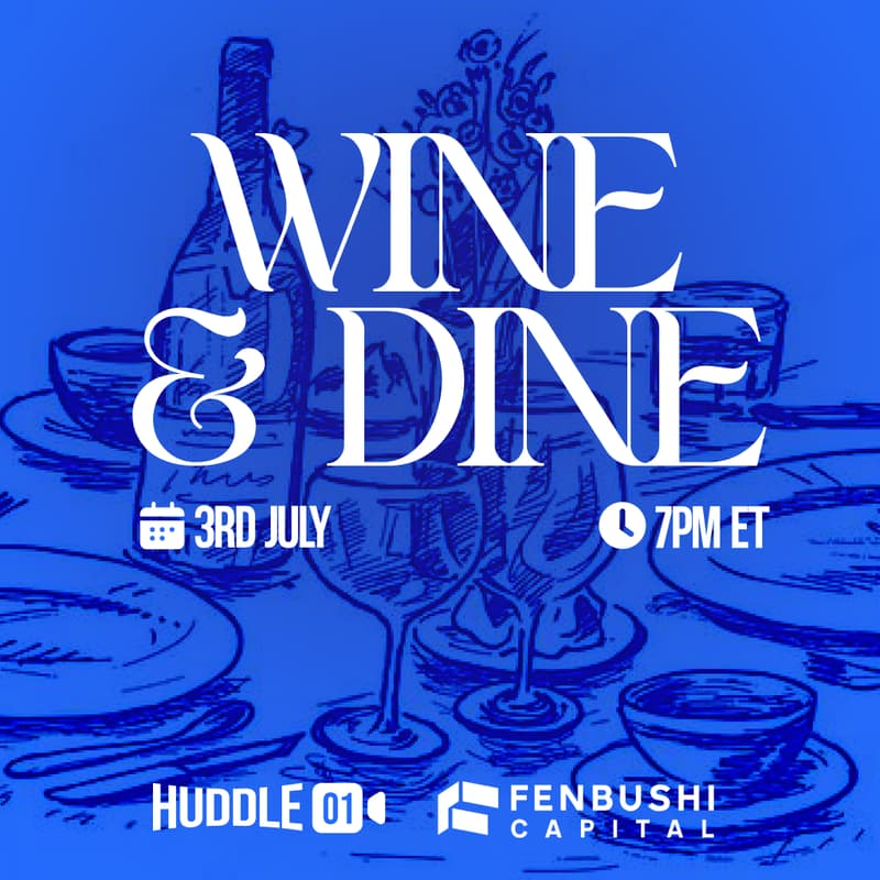 Cover Image for Huddle01 x Fenbushi Capital – Investor & Partner Dinner at ETHCC Cannes 2025