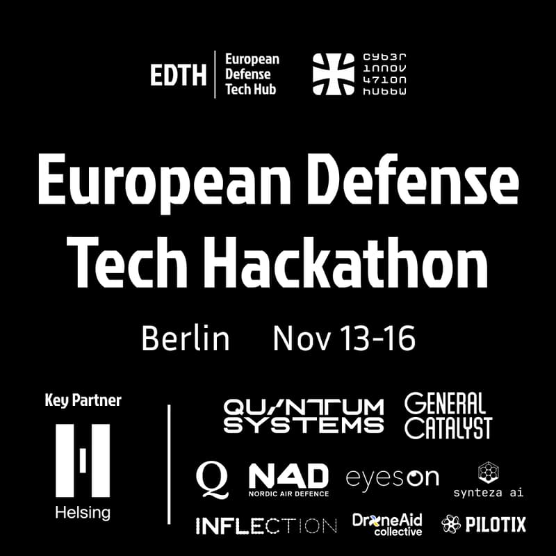 Cover Image for European Defense Tech Hackathon – Berlin