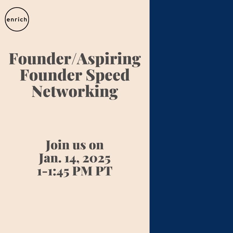 Cover Image for Founder/Aspiring Founder Speed Networking