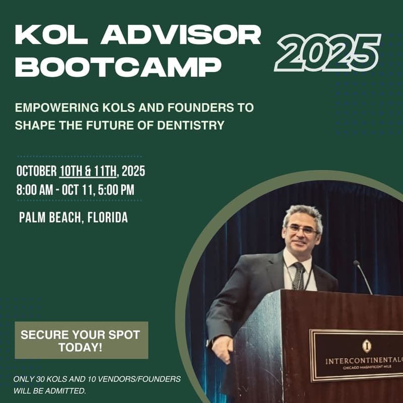 Cover Image for Dental KOL / Advisor Bootcamp 2025
