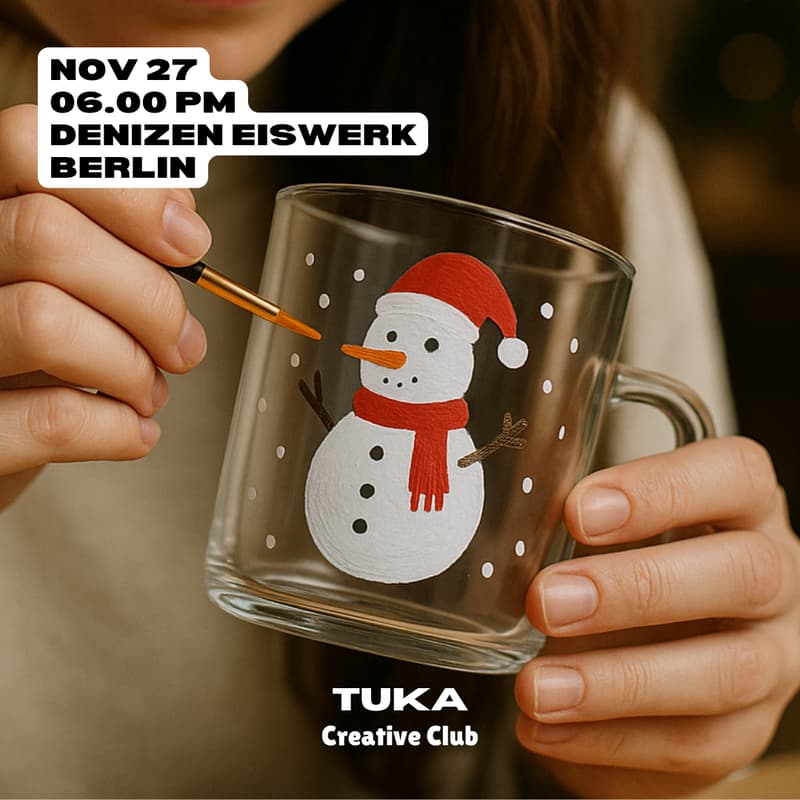 Cover Image for Craft-a-Gift: Glühwein Glass Cup Painting Workshop