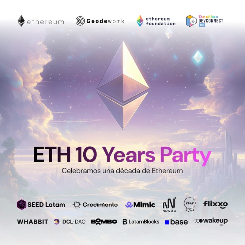 Cover Image for Ethereum 10 Years Meetup