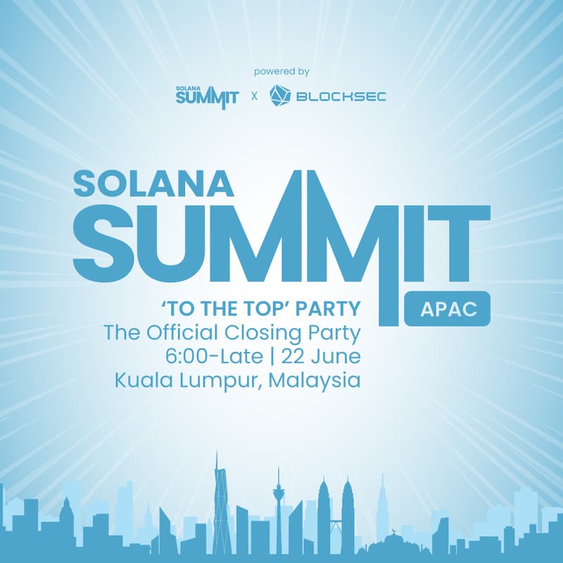 Cover Image for Solana Summit 'To the Top' Party