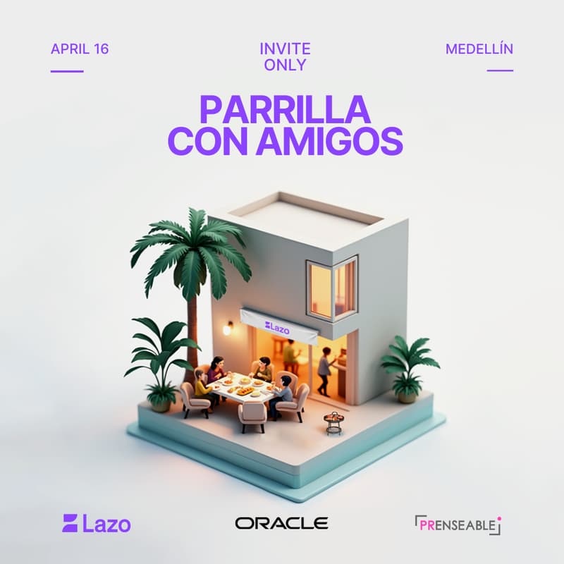Cover Image for Parrilla con amigos by Lazo, Oracle & Prenseable