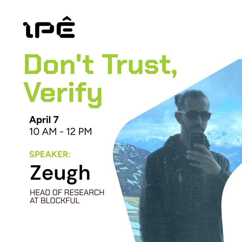Cover Image for Don't Trust, Verify - Security Basics.