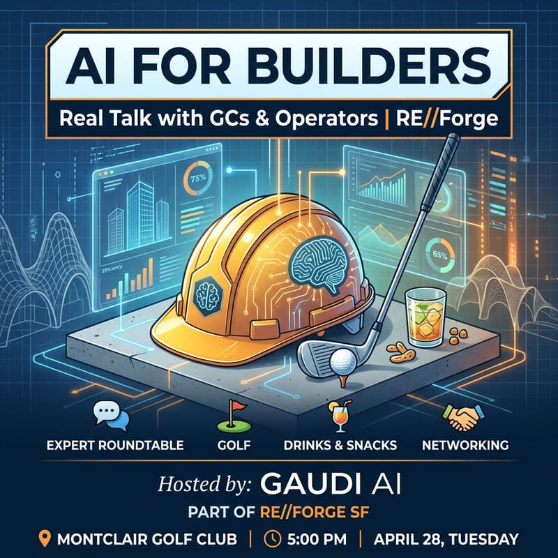 Cover Image for AI for Builders — Real Talk with GCs & Operators | RE//Forge