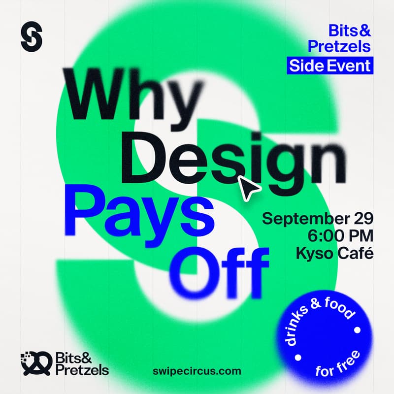 Cover Image for Why Design Pays Off – a Bits & Pretzels Side Event