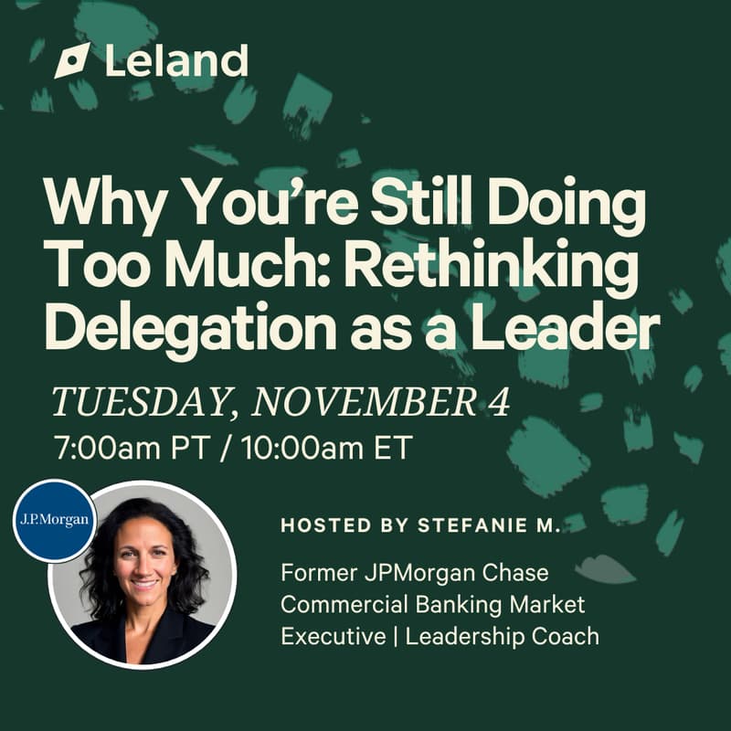 Cover Image for Why You’re Still Doing Too Much: Rethinking Delegation as a Leader