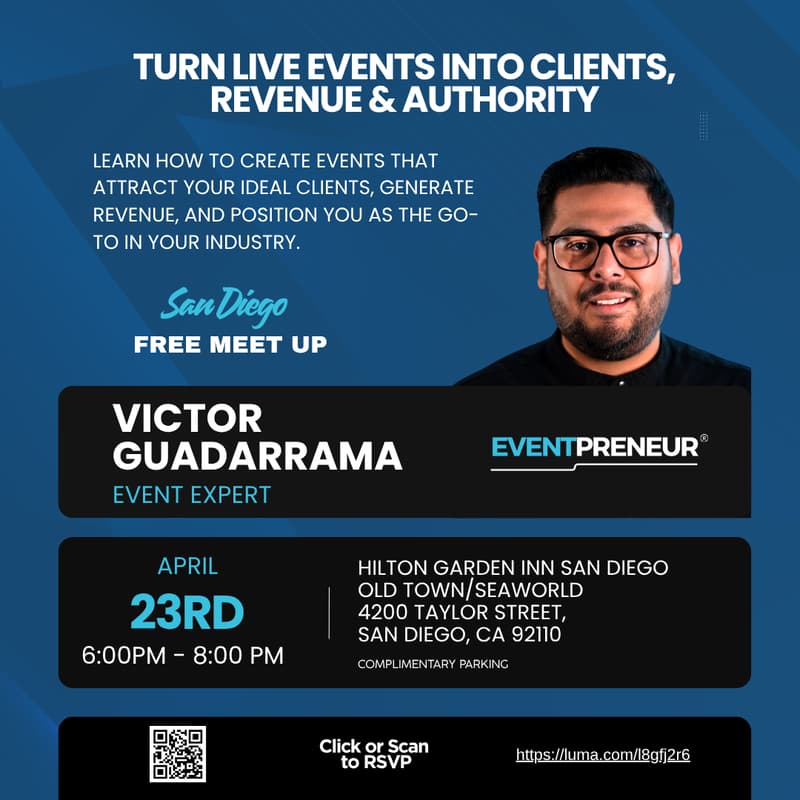 Cover Image for Turn Live Events Into Clients, Revenue & Authority