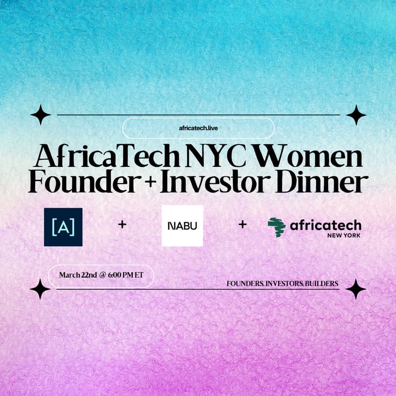 Cover Image for AfricaTech NYC Women Founder + Investor Dinner
