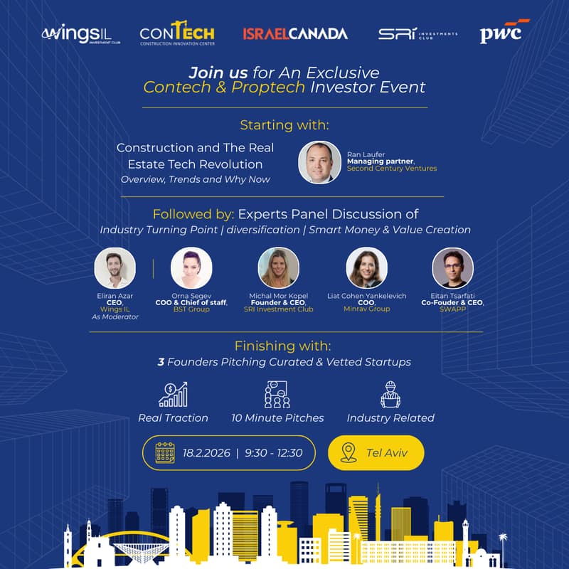 Cover Image for ConTech x Wings IL Investor Event: Building the Future of Real Estate
