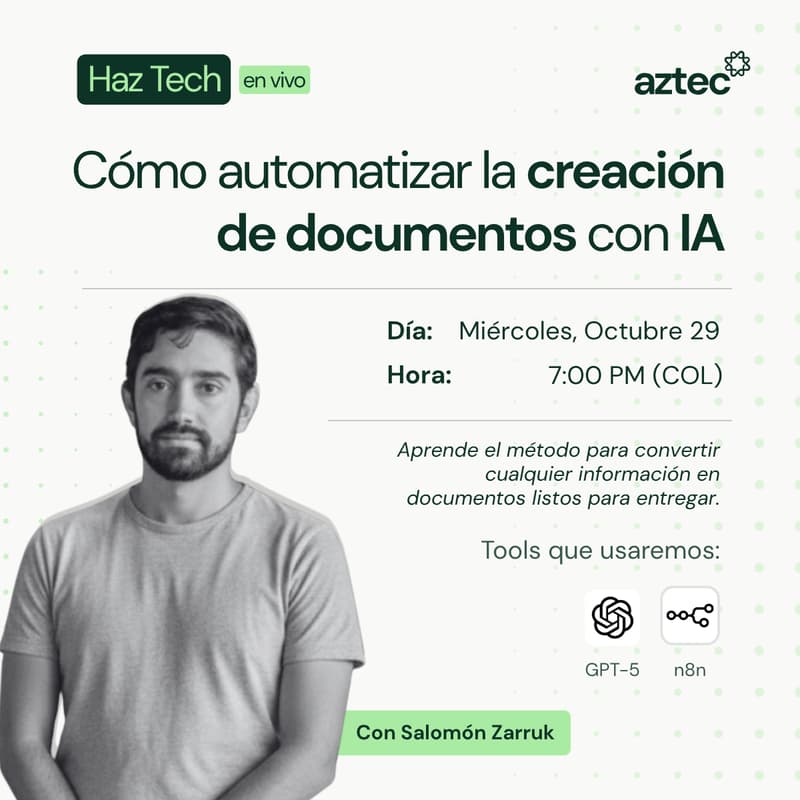 Cover Image for Cómo automatizar la creación de documentos con IA