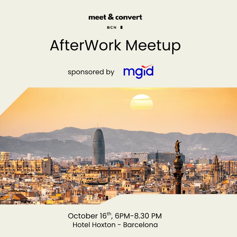 Cover Image for Meet&Convert - AfterWork Meetup 16th October
