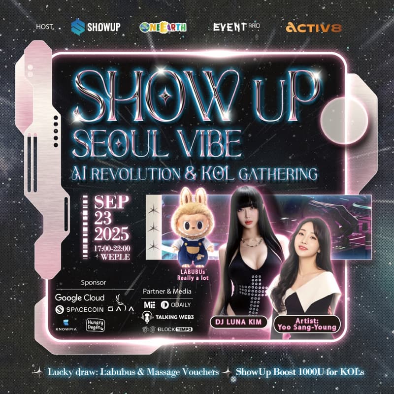 Cover Image for ShowUp Seoul Vibe - AI Revolution & KOL Gathering