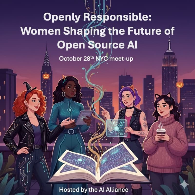 Cover Image for AI Alliance NYC - Openly Responsible: Women Shaping the Future of Open Source AI