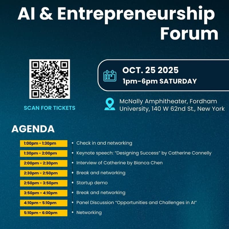 Cover Image for AI and Entrepreneurship Forum