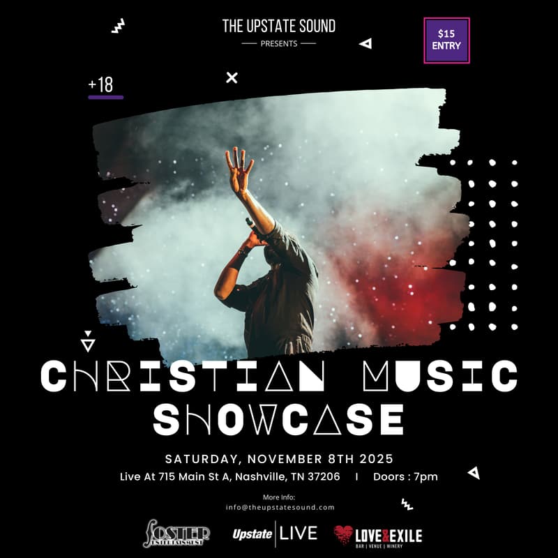 Cover Image for The Upstate Sound Presents: A Christian Music Showcase