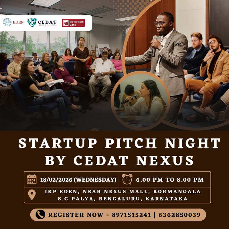 Cover Image for The Startup Pitch Night by CEDAT NEXUS