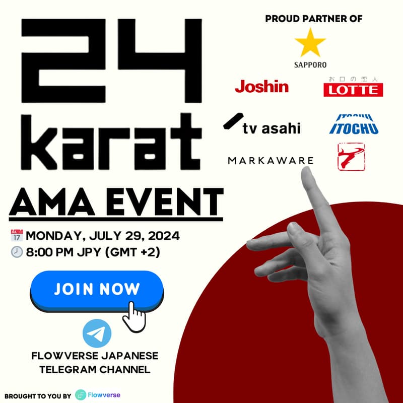 Cover Image for Flowverse AMA with 24karat
