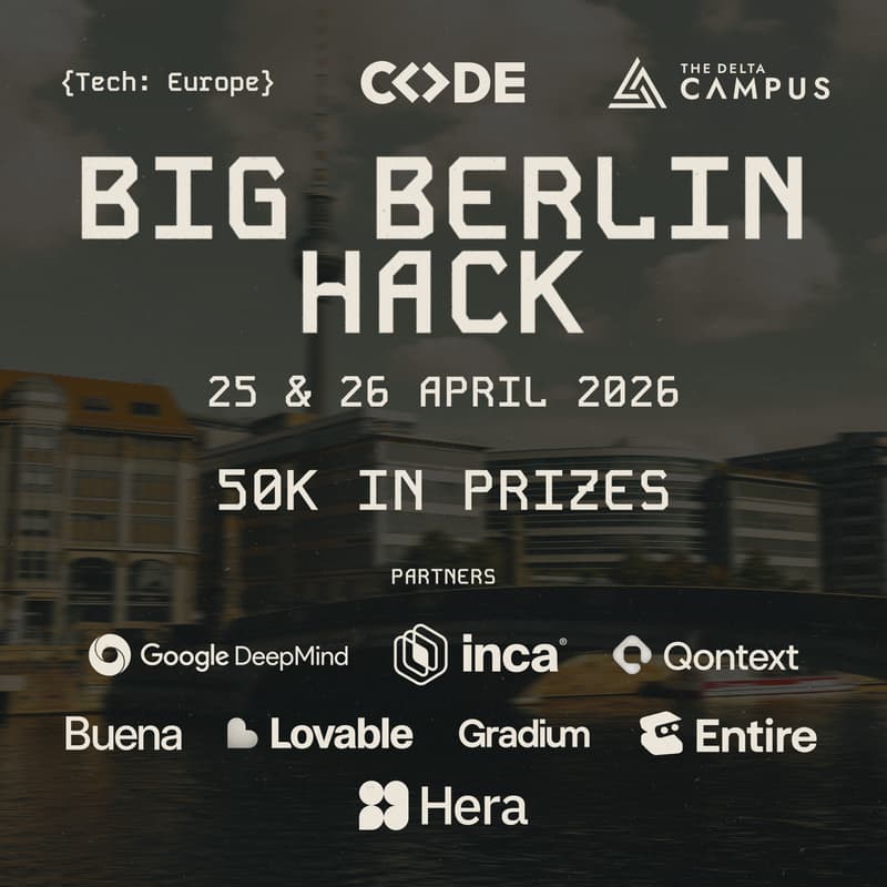 Cover Image for Big Berlin Hack: >300 Builders & >50k in Prizes