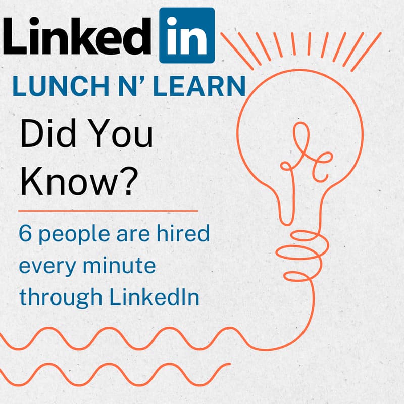 LinkedIn Lunch & Learn Part 1 · Luma