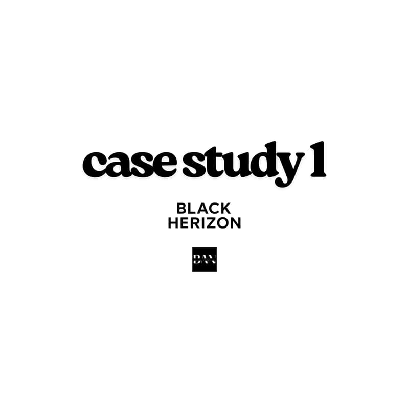 Cover Image for Black Herizon: Case Study 1