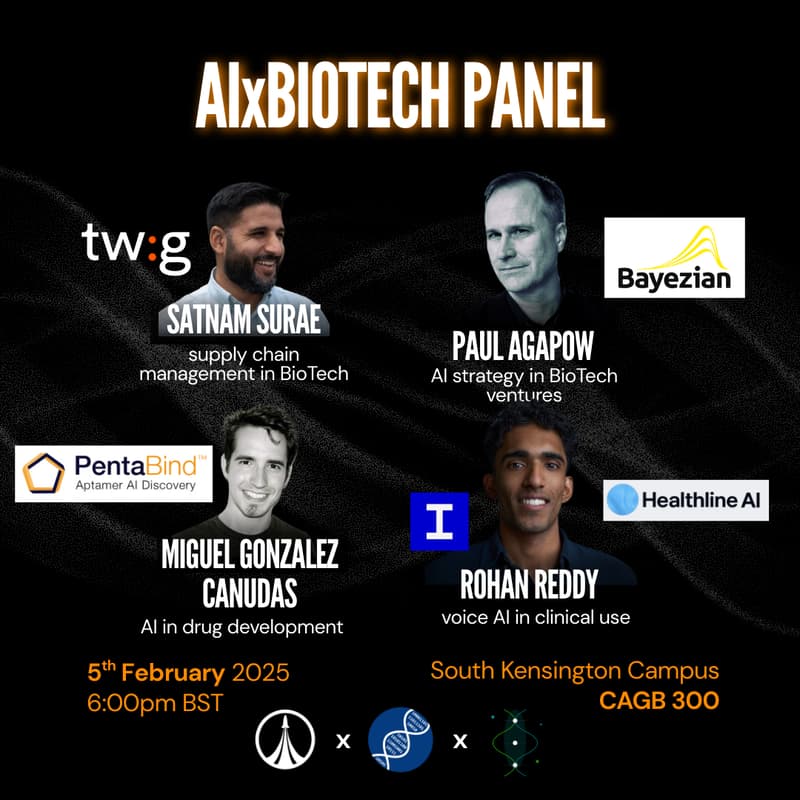 Cover Image for AIxBioTech Founder Panel