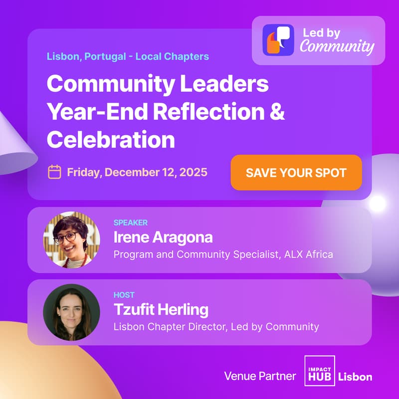 Cover Image for Community Leaders Year-End Reflection & Celebration