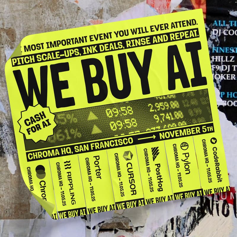 Cover Image for We buy AI - YC pitch night