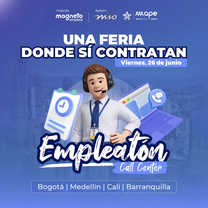 Cover Image for Empleatón Servicio al Cliente/ Call Center