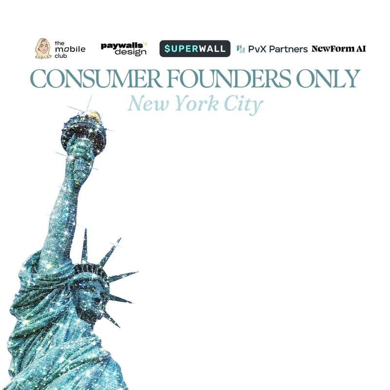 Cover Image for NYC Consumer App Founders Happy Hour #NYTW