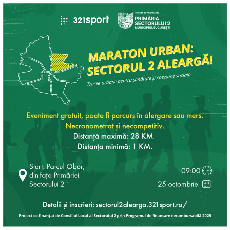 Cover Image for Maraton Urban: Sectorul 2 aleargă!