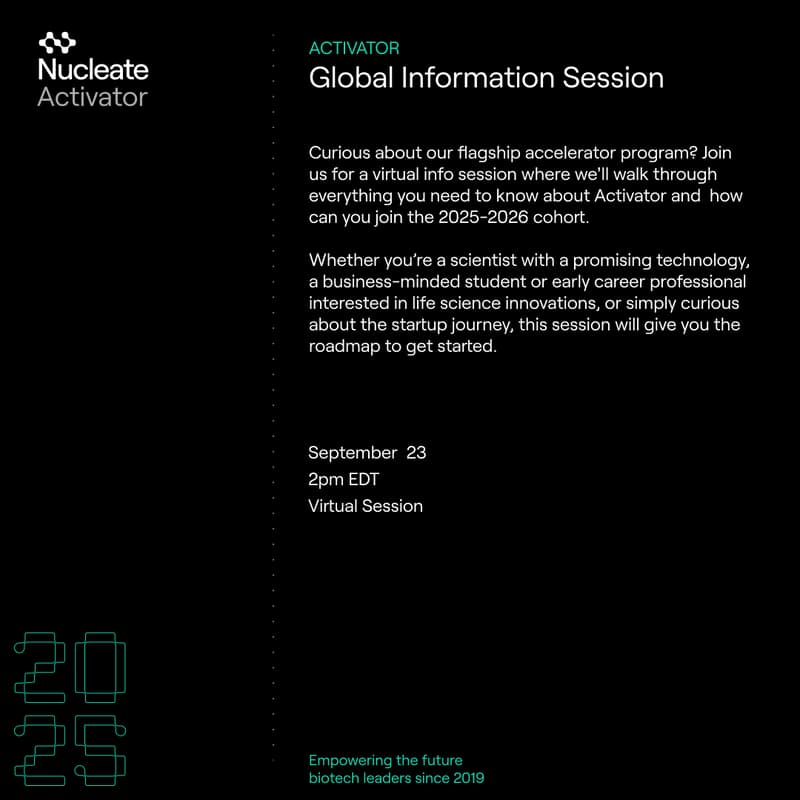 Cover Image for Nucleate Activator - Global Info Session