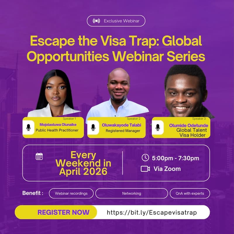 Cover Image for Escape the Visa Trap: Global Opportunities Webinar Series