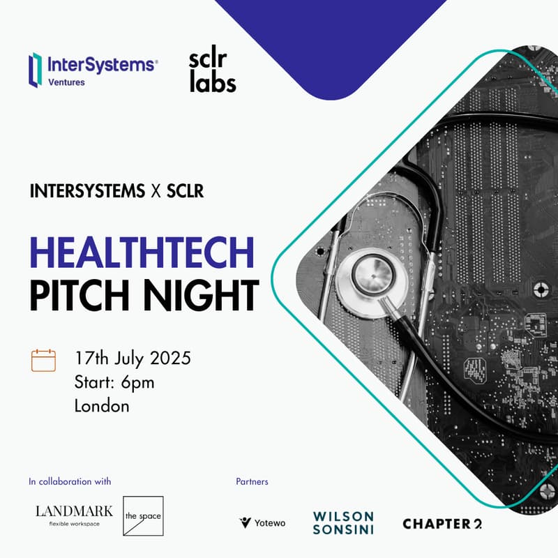 Cover Image for InterSystems X Sclr | HealthTech Pitch Night
