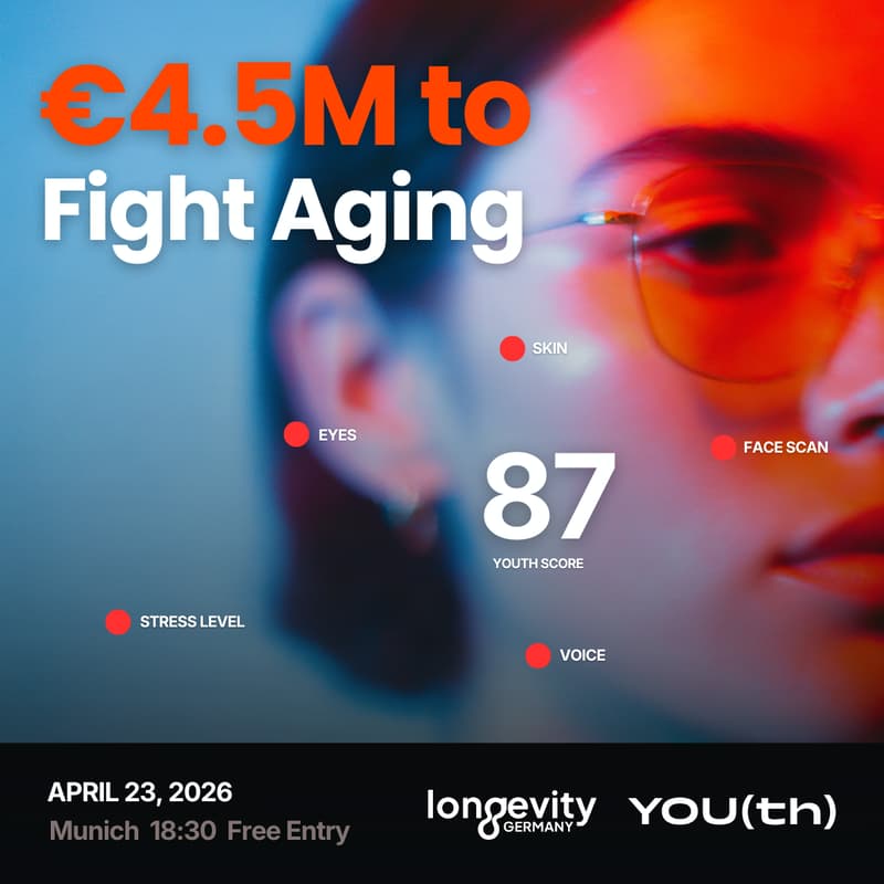Cover Image for €4.5M to Fight Aging — YOU(th) App Founders in Munich