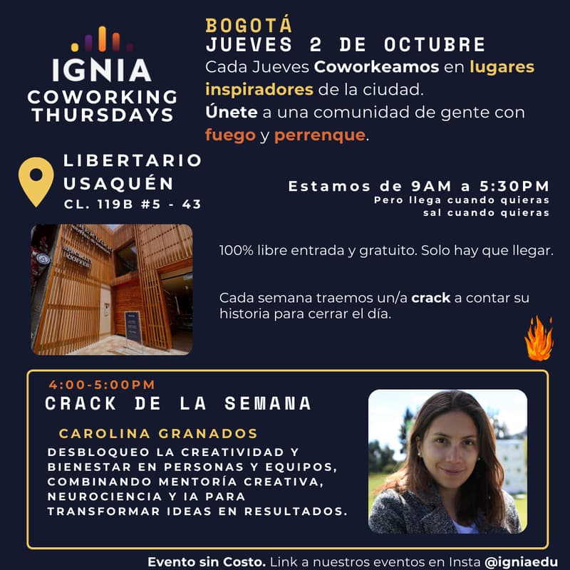 Cover Image for Ignia Coworking Thursdays - 2 de Octubre