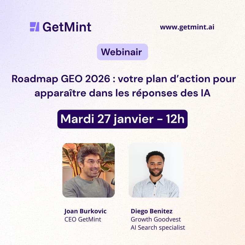 Cover Image for Roadmap GEO 2026 : votre plan d’action pour apparaître dans les réponses des IA