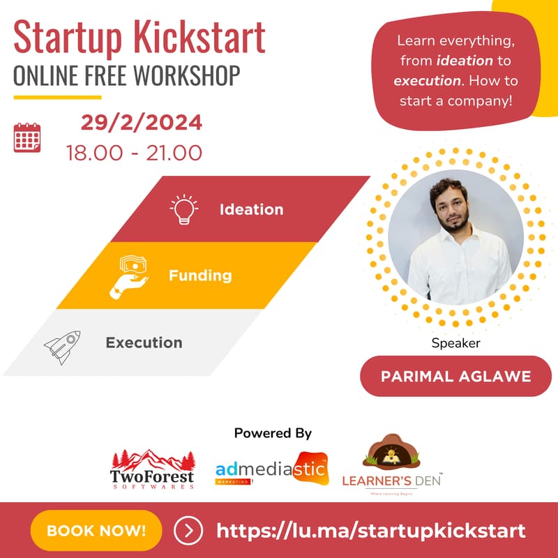 Cover Image for Startup Kickstart Online Workshop