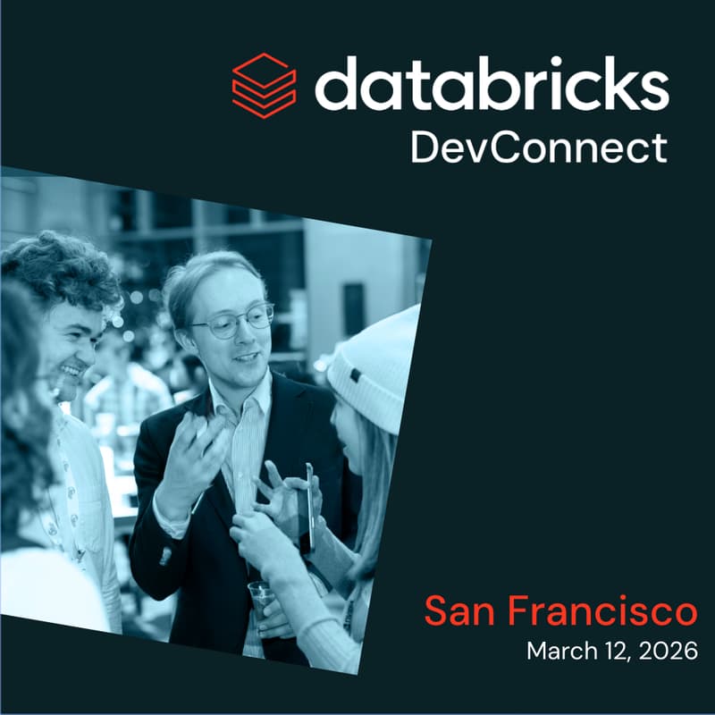 Cover Image for Databricks DevConnect | San Francisco