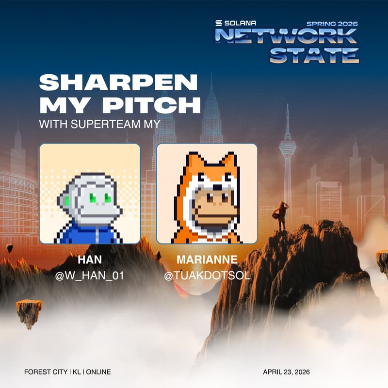 Cover Image for Sharpen My Pitch for Solana Day